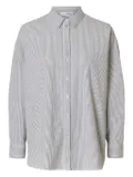 Selected Femme striped shirt - DARK SAPPHIRE STRIPES