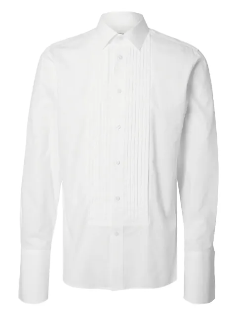 SELECTED pleated buttoned shirt