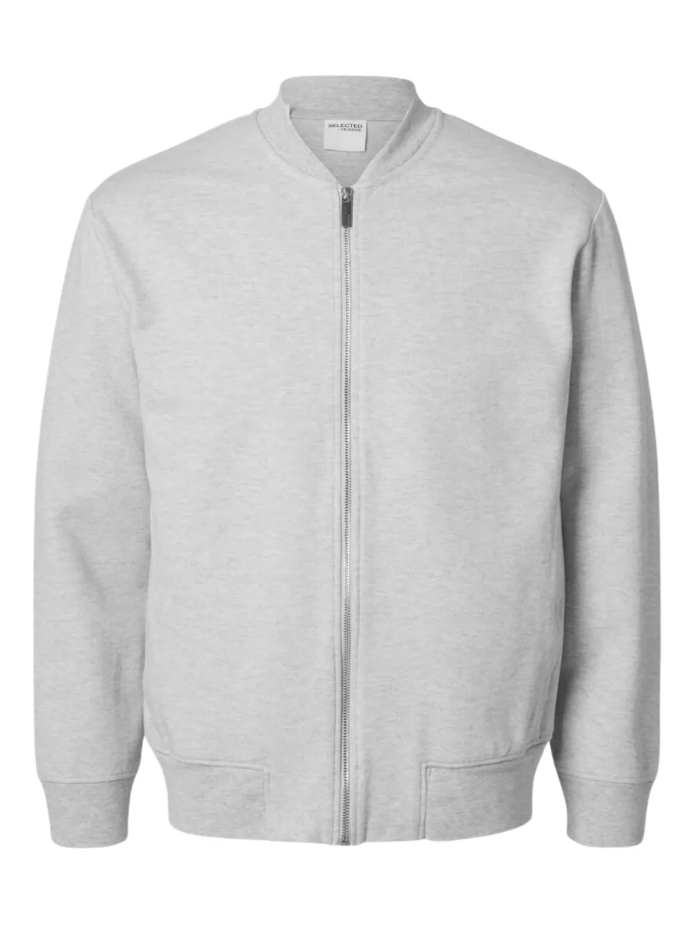 SELECTED Jaqueta bomber com zíper | Cinza | Image 1