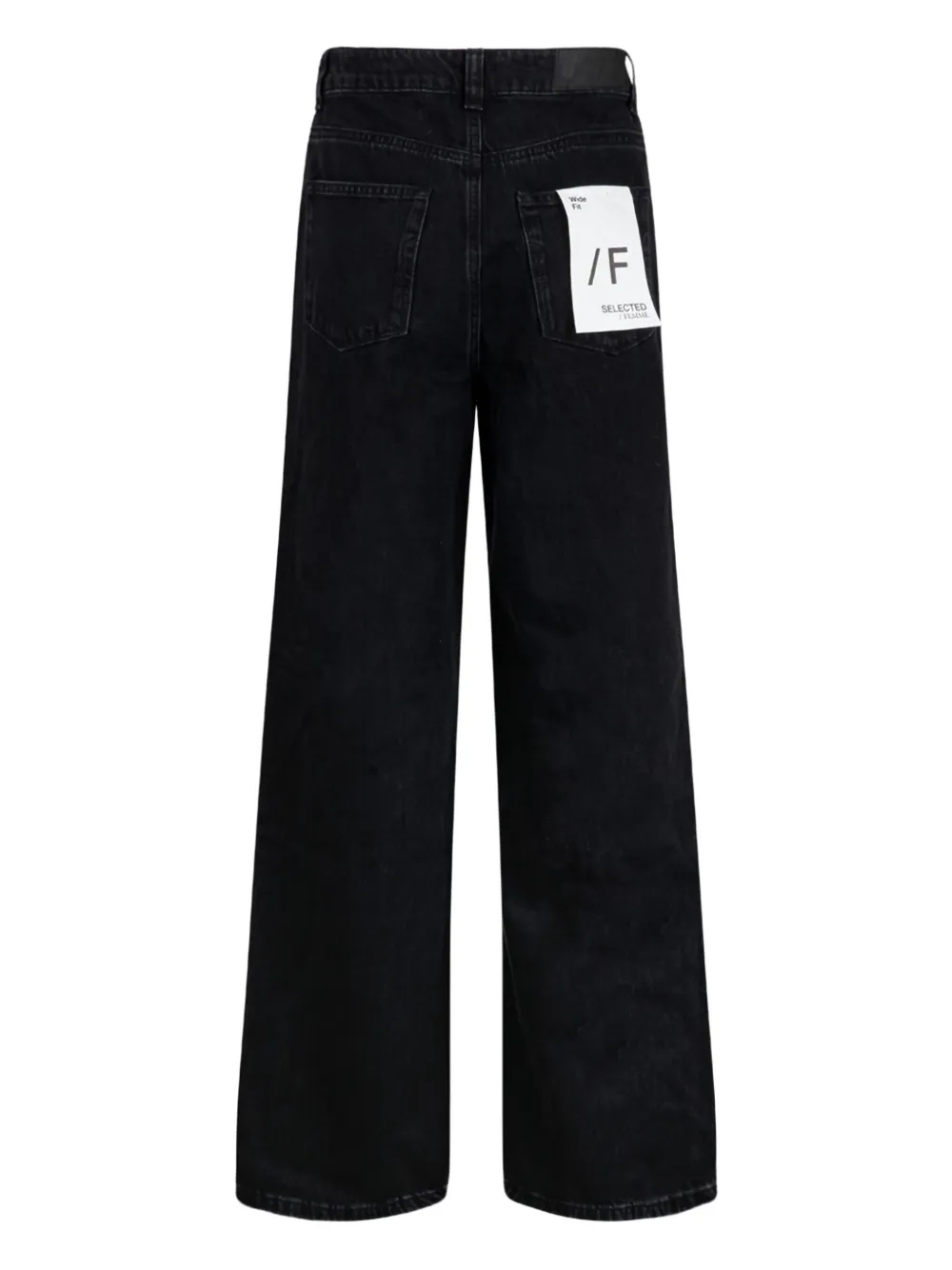 Selected Femme wide-leg jeans - Zwart
