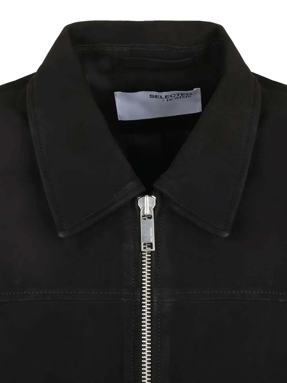 Selected Femme Suède bomberjack Zwart