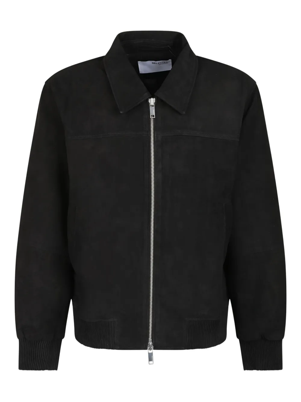 Selected Femme veste bomber en daim | noir | Image 1
