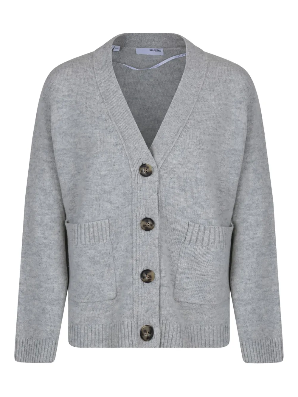 Selected Femme button-up cardigan | gris | Image 1