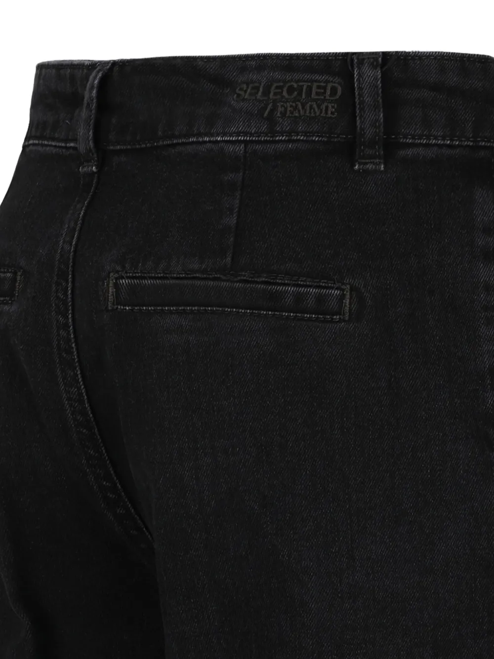 Selected Femme Straight broek Zwart