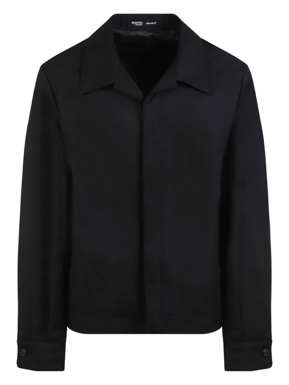 Selected Femme sobrecamisa con botones | negro | Image 1