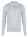 Selected Femme metallic polo top - Grey