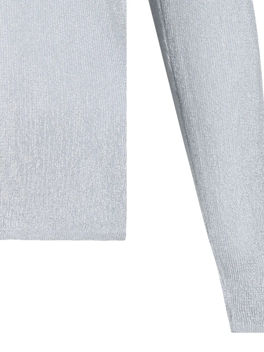 SELECTED Metallic polotop Grijs