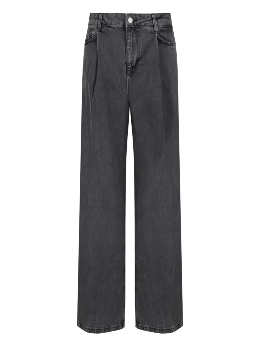 Selected Femme Straight broek Grijs