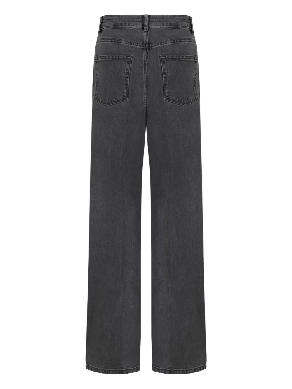 Selected Femme straight-leg trousers - Grijs