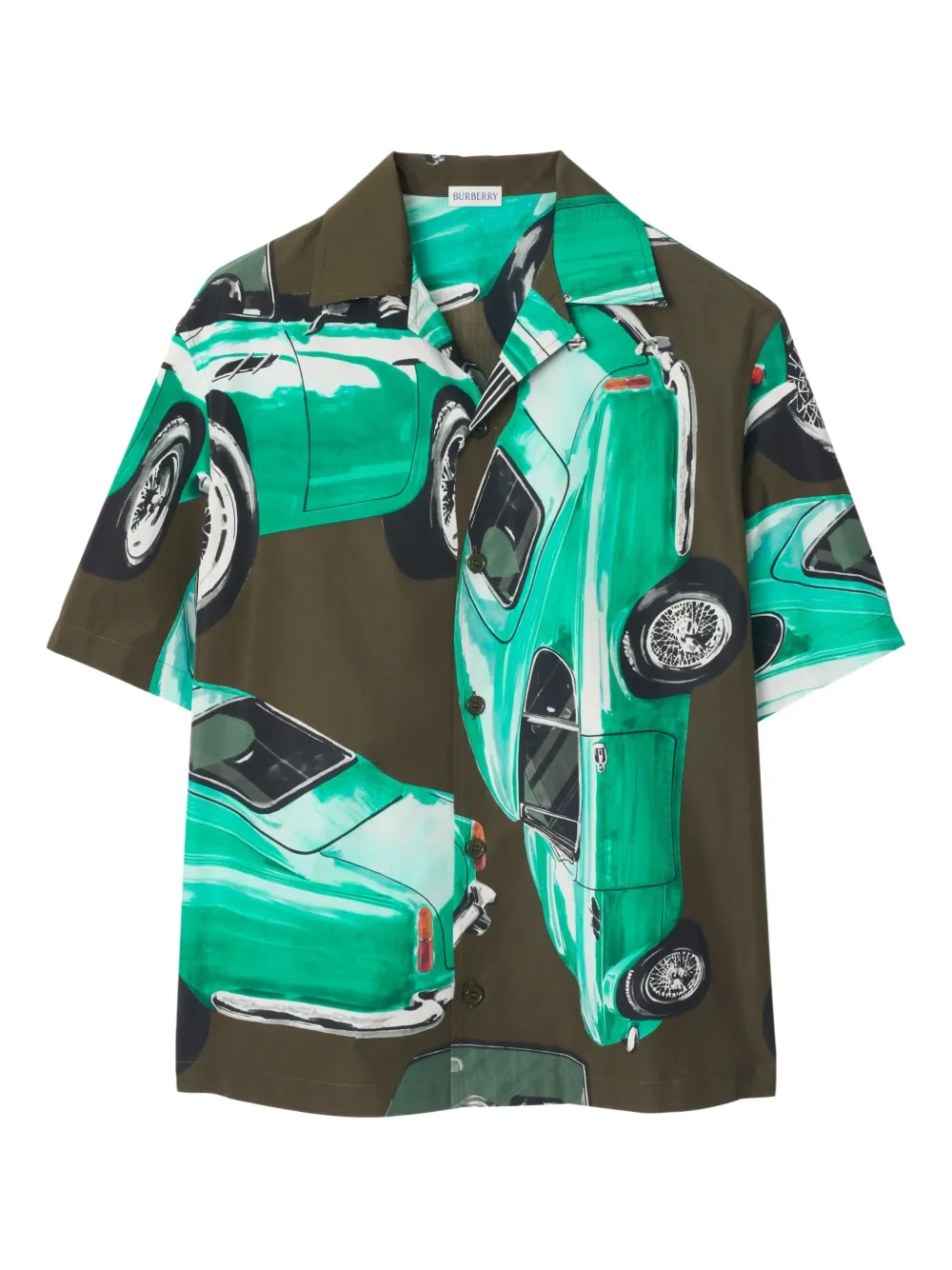Burberry playera con carro estampado | verde | Image 1