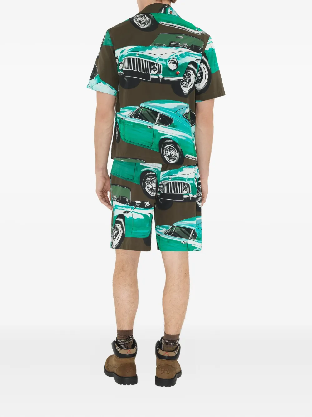 Burberry Overhemd met print Groen