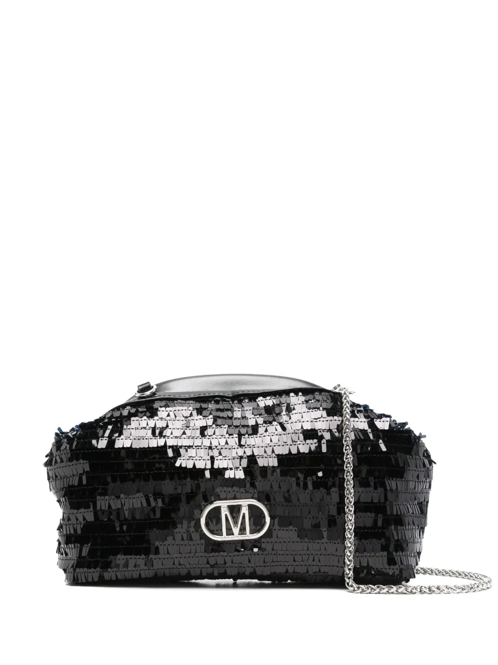 sequin-embellished clutch bag