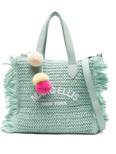 Marc Ellis Bolsa tote média com logo bordado