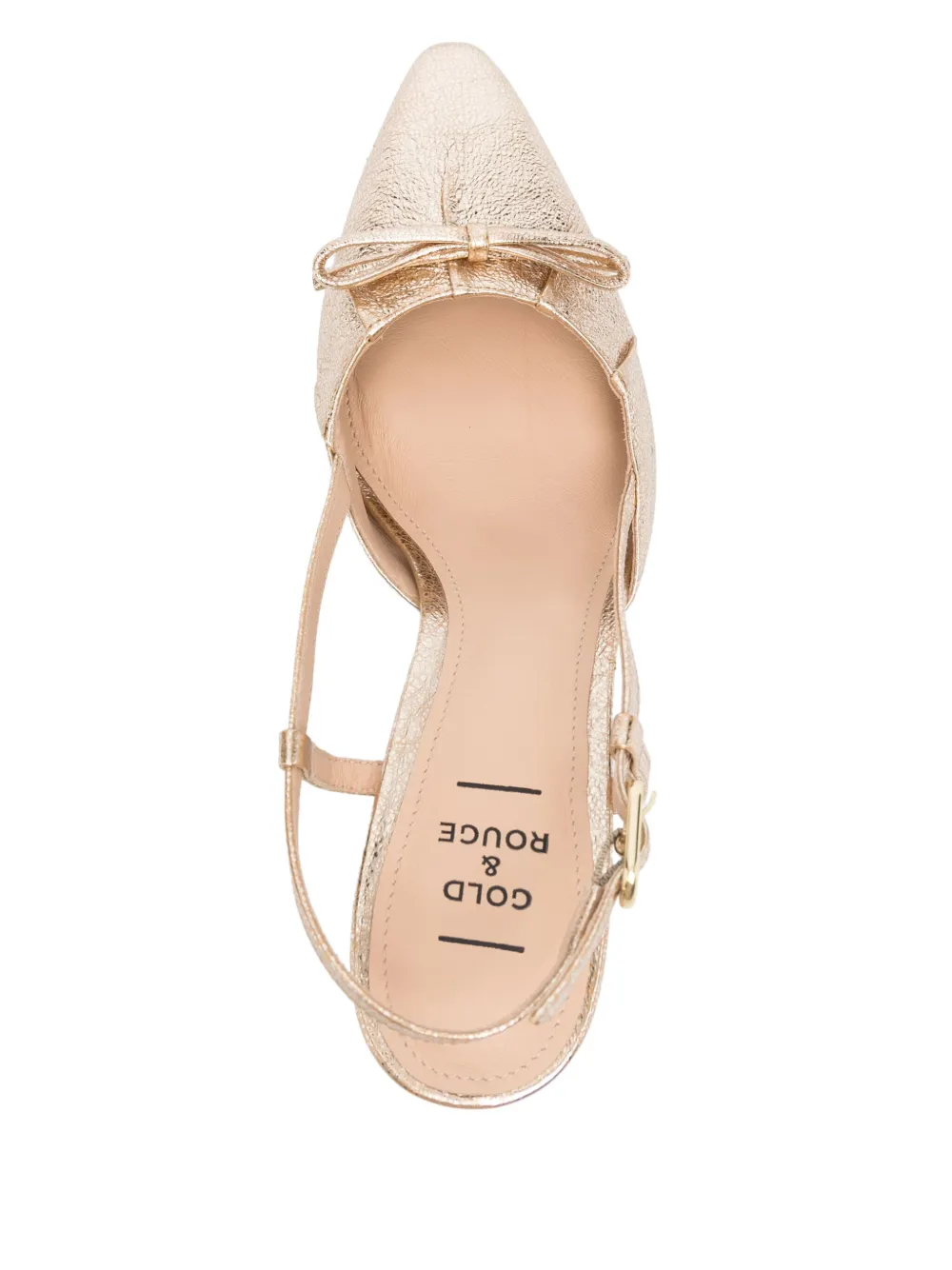 Gold & Rouge 60mm Azalea pumps