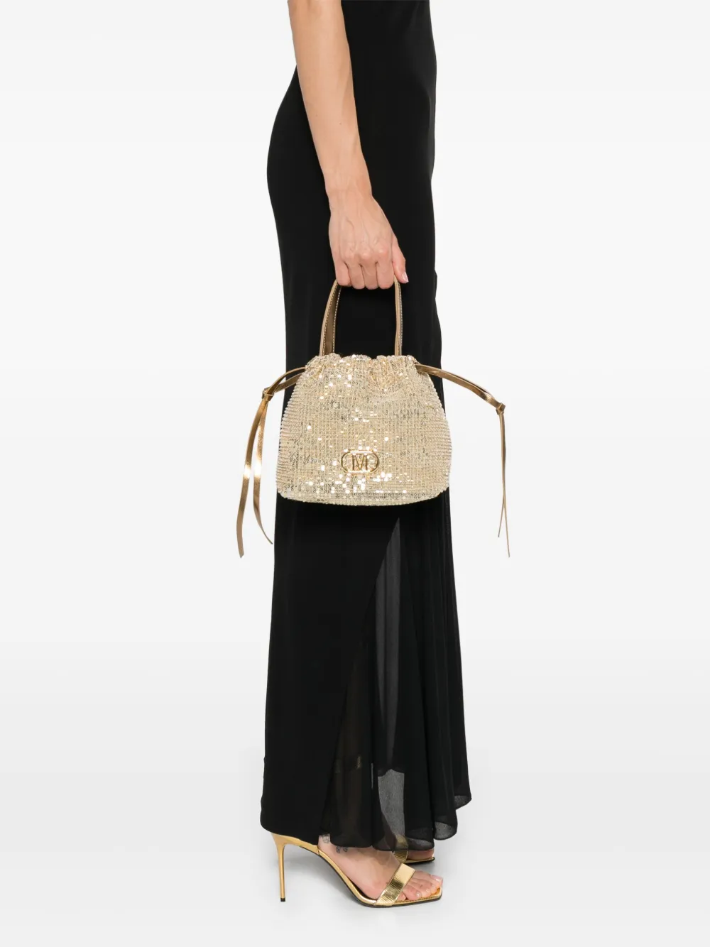 Marc Ellis medium sequin-embellished tote bag | Image 2