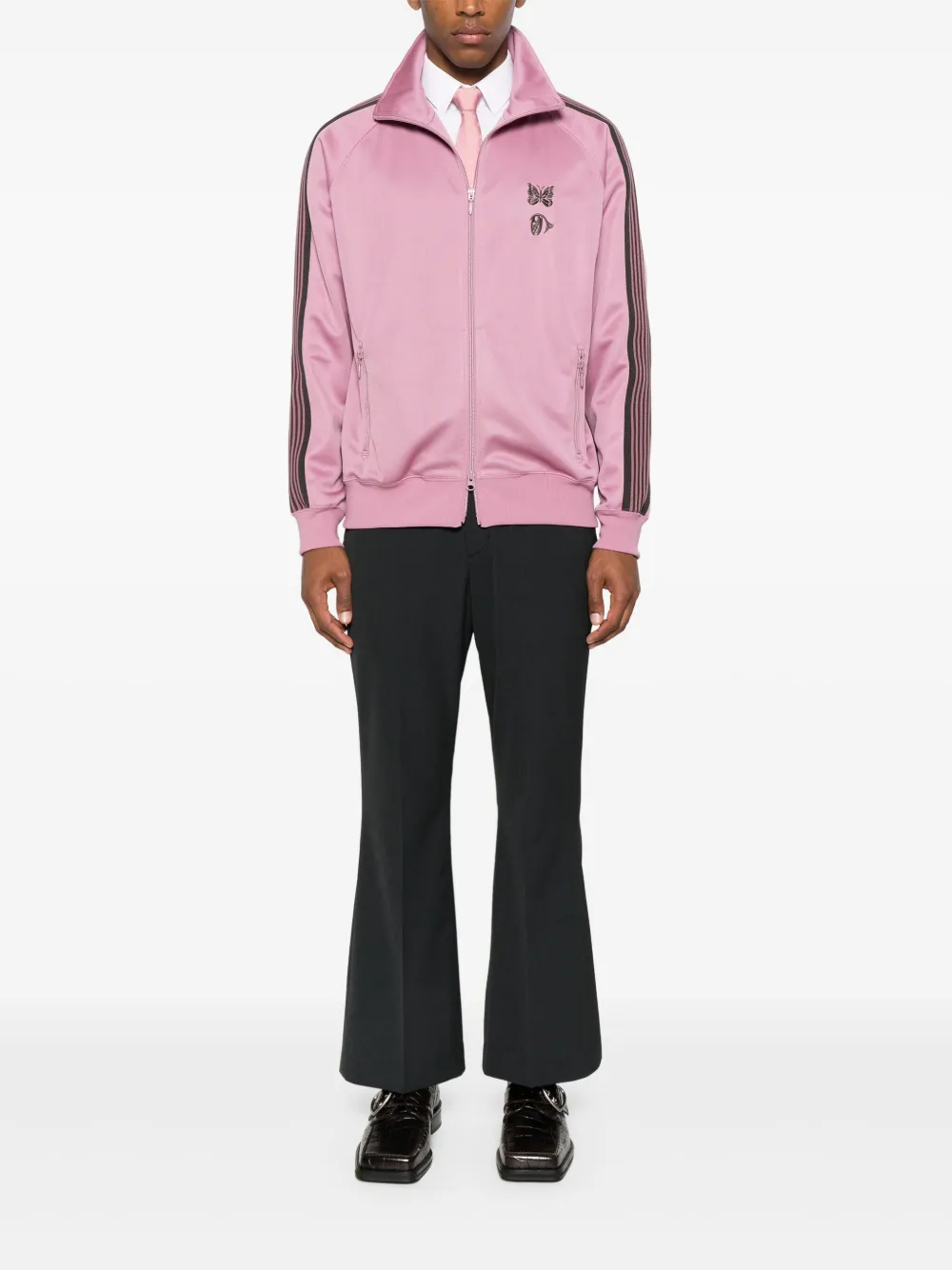 Needles cropped chinos - Zwart
