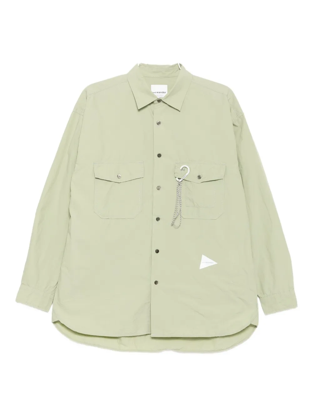 and Wander Cordura Typewriter shirt | Green | Image 1