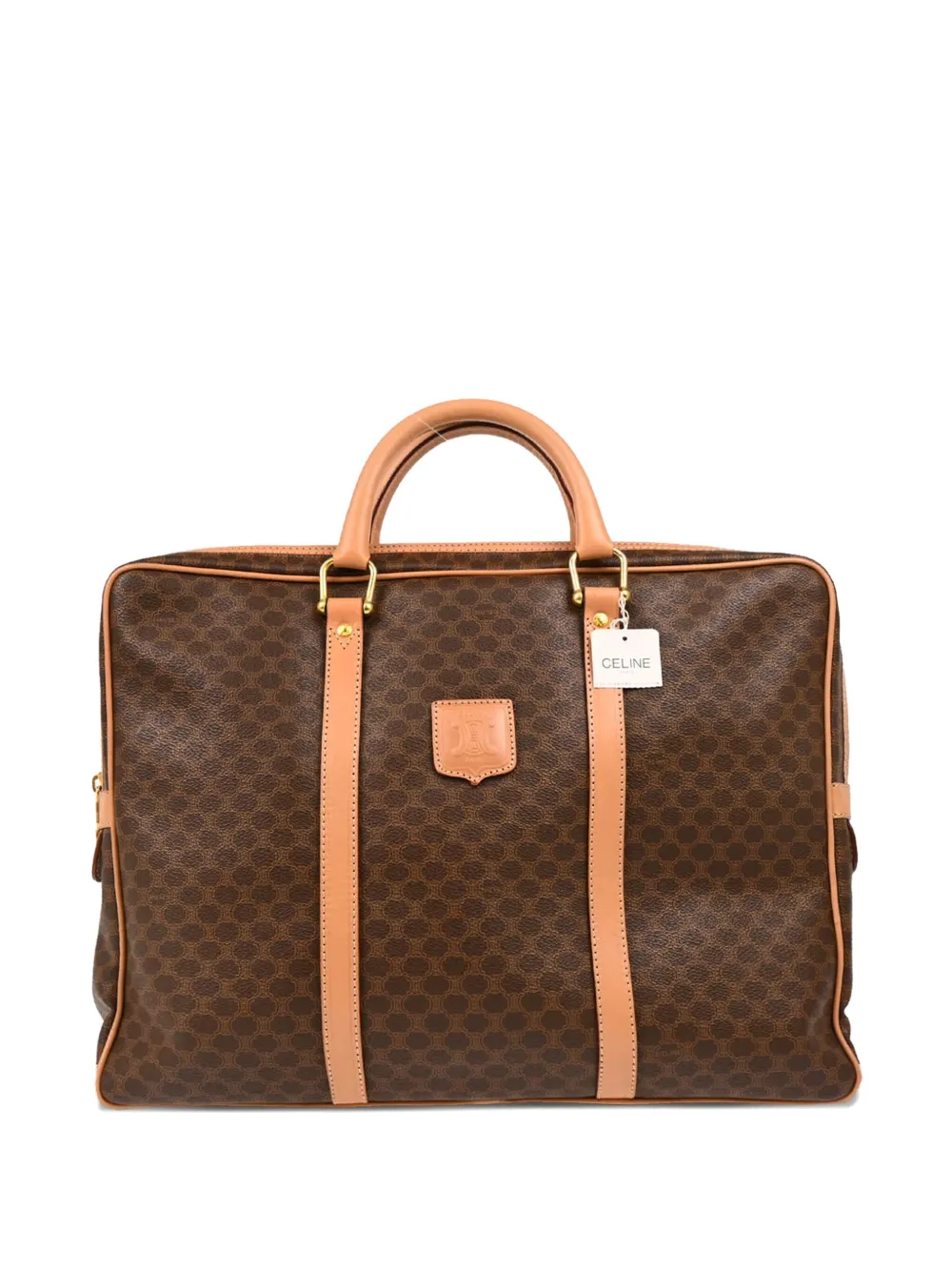 Céline Pre-Owned モノグラム ボストンバッグ - ブラウン Céline Pre-Owned モノグラム ボストンバッグ - ブラウン