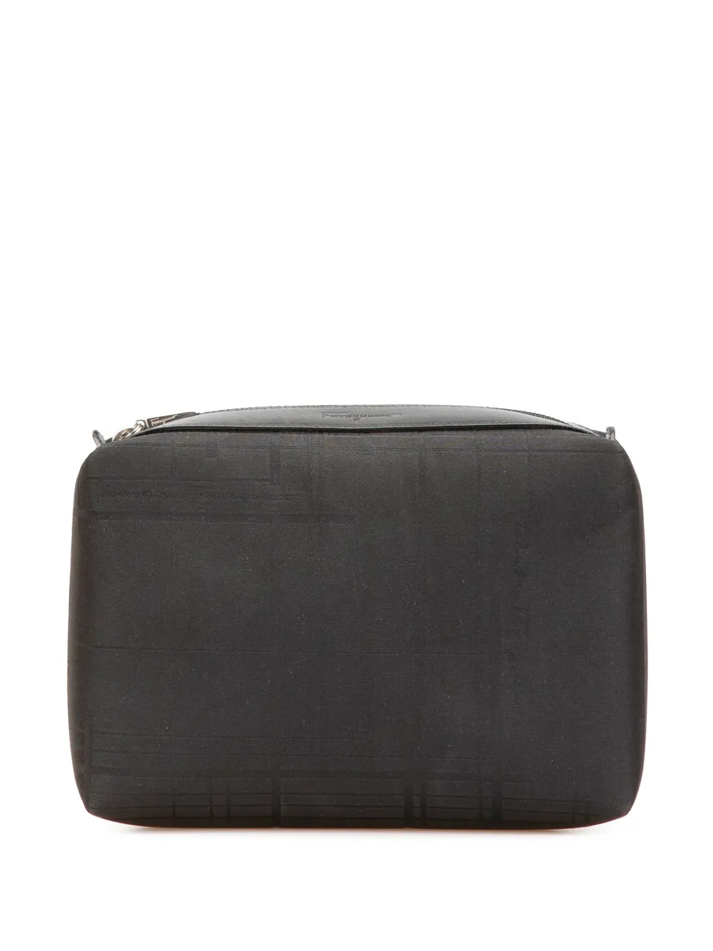 Ferragamo Pre-Owned 2000-2024 Nylon Zip pouch - ブラック Ferragamo Pre-Owned 2000-2024 Nylon Zip pouch - ブラック