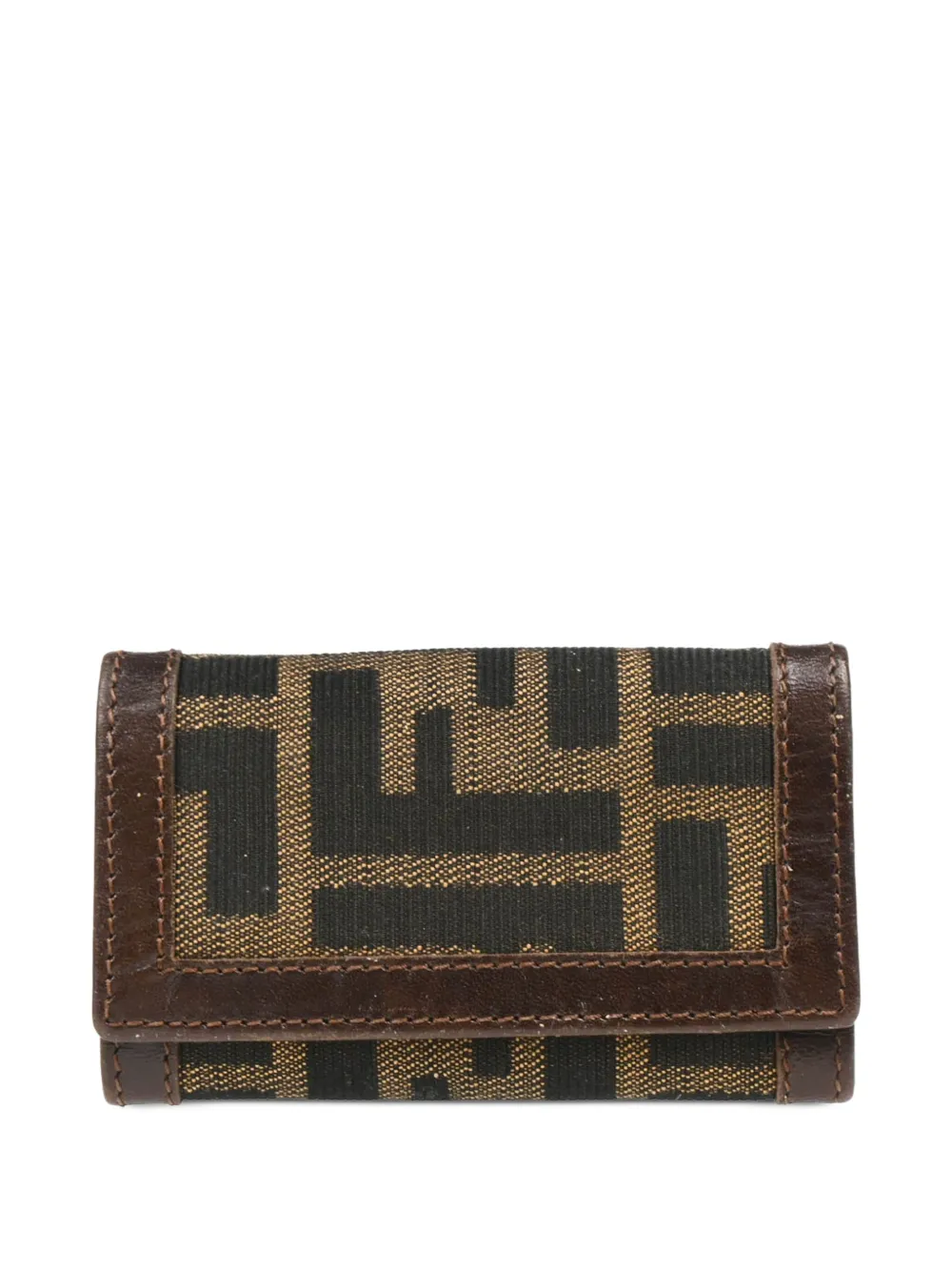 Fendi Pre-Owned 1990-2000s Zucca-pattern key case | Brown | Image 1