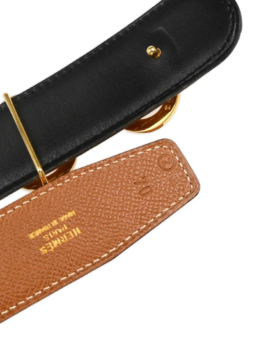Pre-owned Hermes 1996 Courchevel Belt