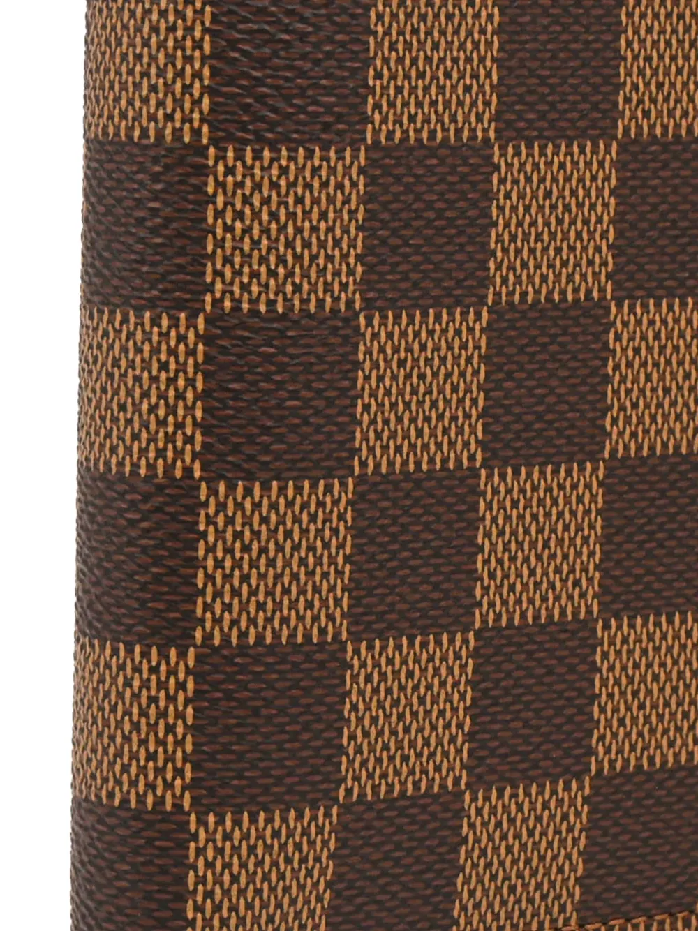 Pre-owned Louis Vuitton Checkered Canvas Wallet In Brown