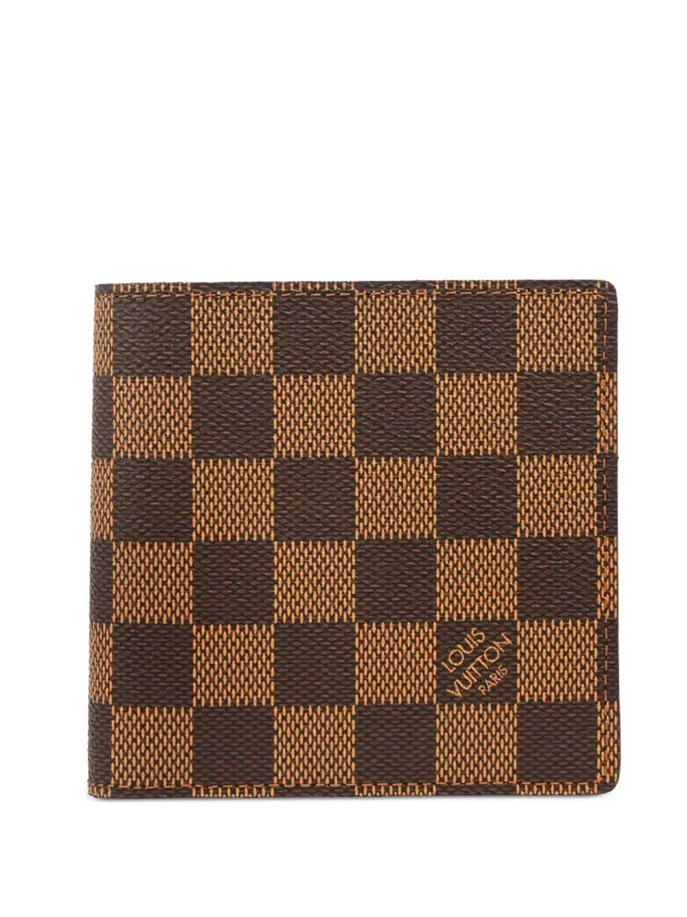 Louis Vuitton Pre-Owned checkered canvas wallet | Brown | Image 1
