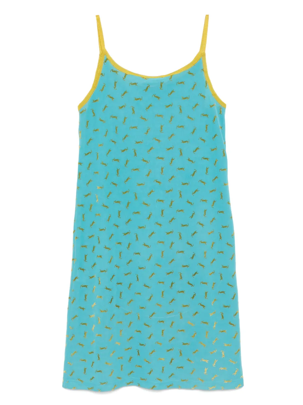 Saint Laurent Pre-Owned 1990-2000s Camisole jurk - Blauw