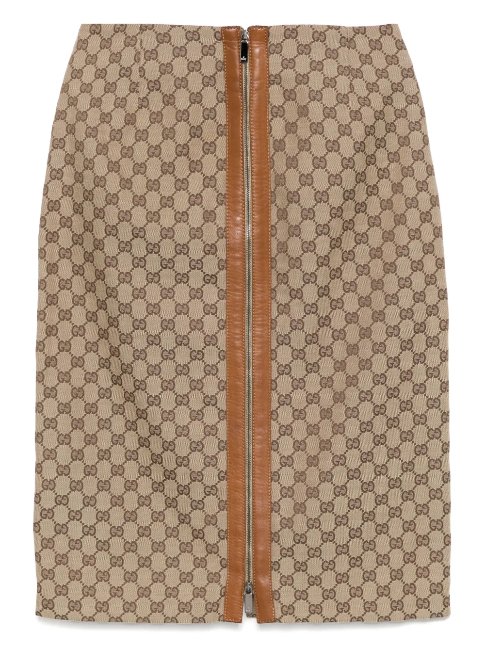 1990-2000s monogram-printed skirt