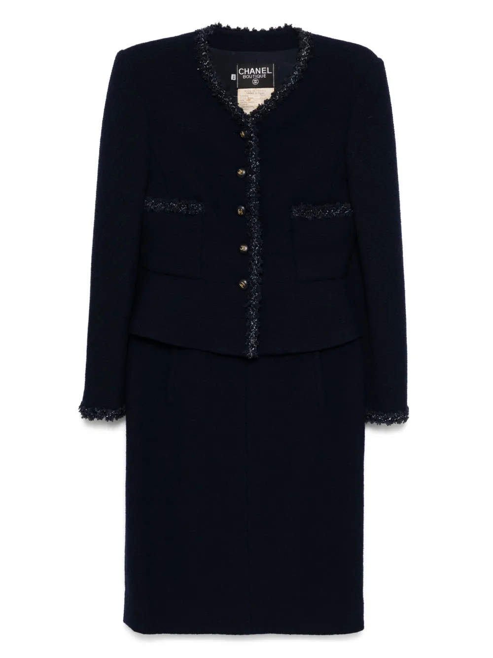 CHANEL Pre-Owned 1995 set-up suit | Blue | Image 1