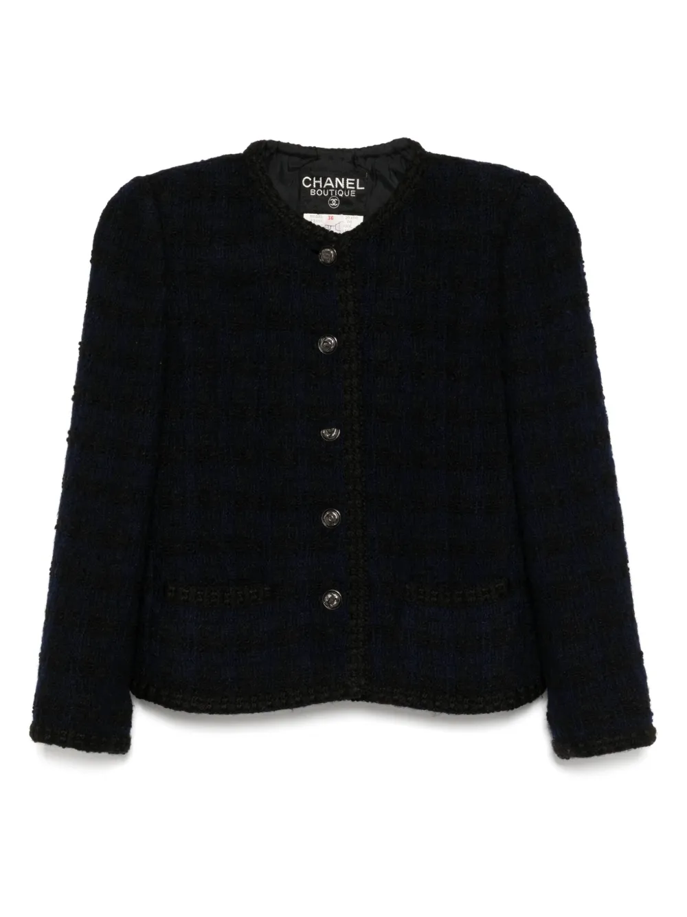CHANEL Pre-Owned 1990-2000s single-breasted jacket | Blue | Image 1