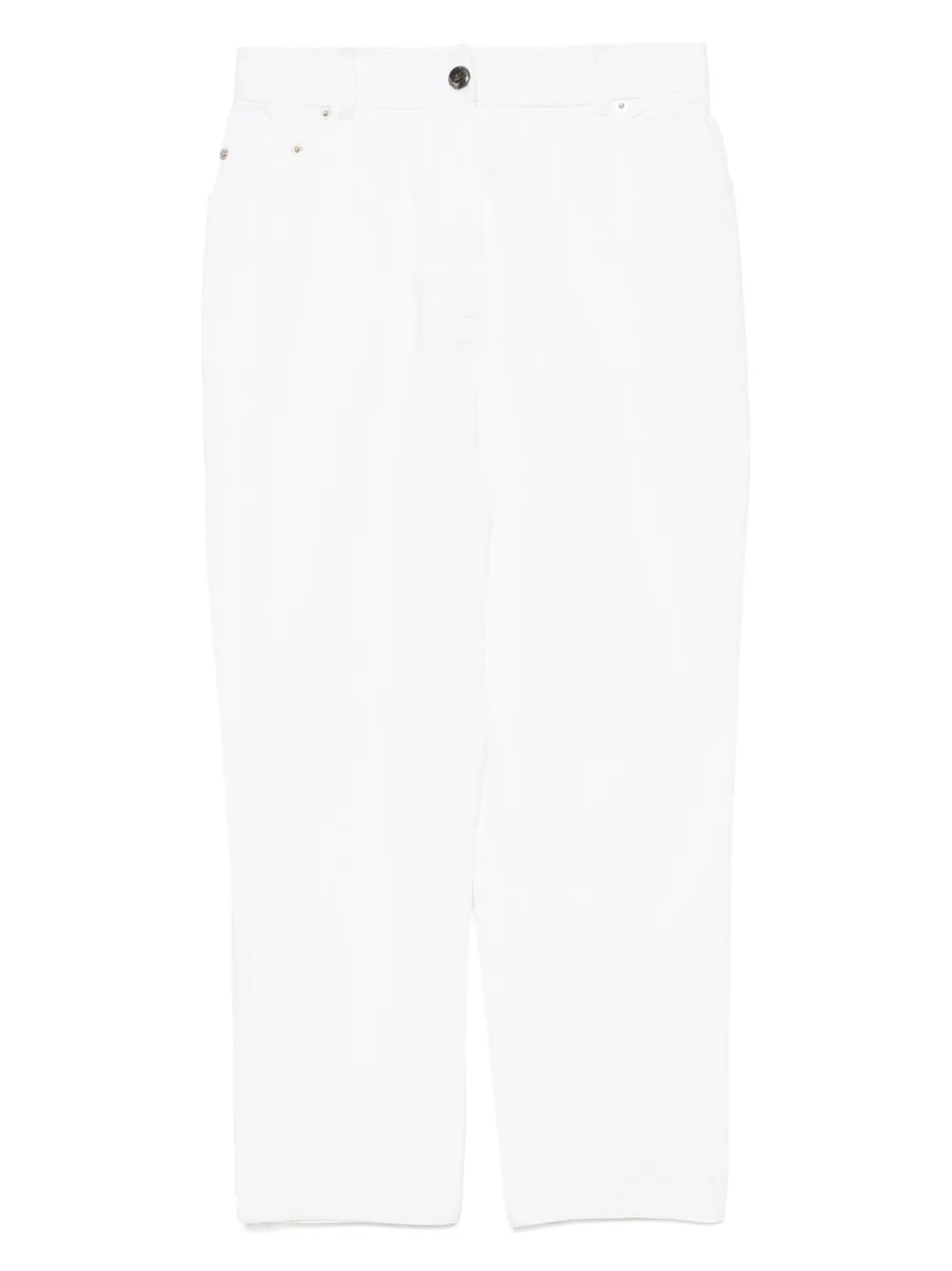 CHANEL Pre-Owned 1990-2000s denim jeans | White | Image 1