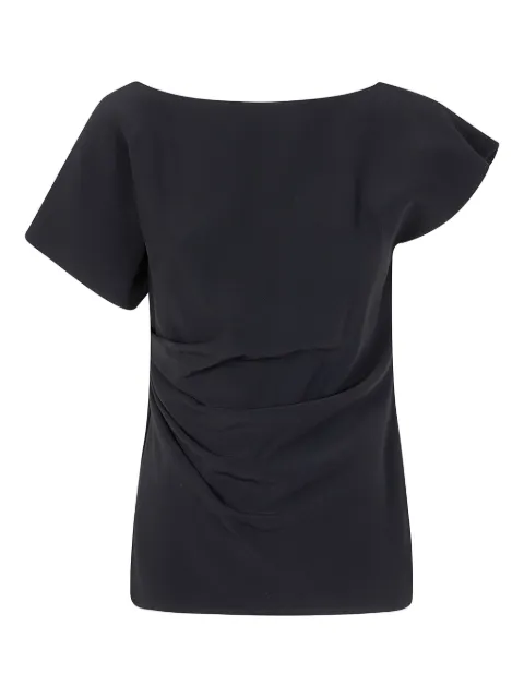 Liviana Conti asymmetrical draped top