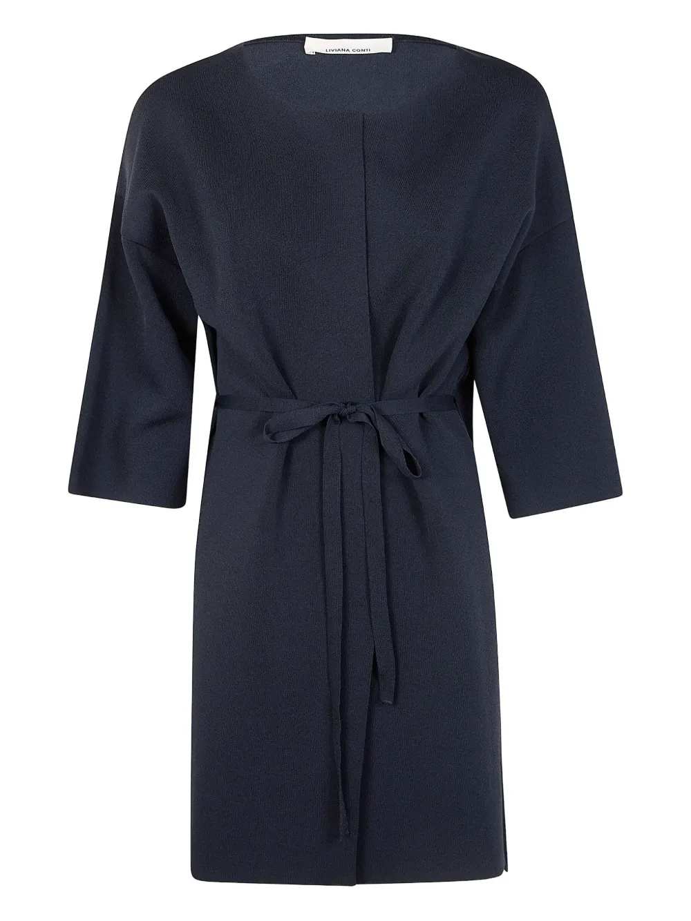 belted midi dress