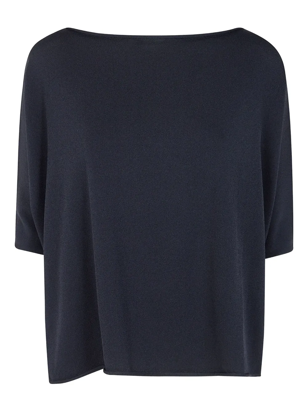 Liviana Conti boat-neck top - Blauw