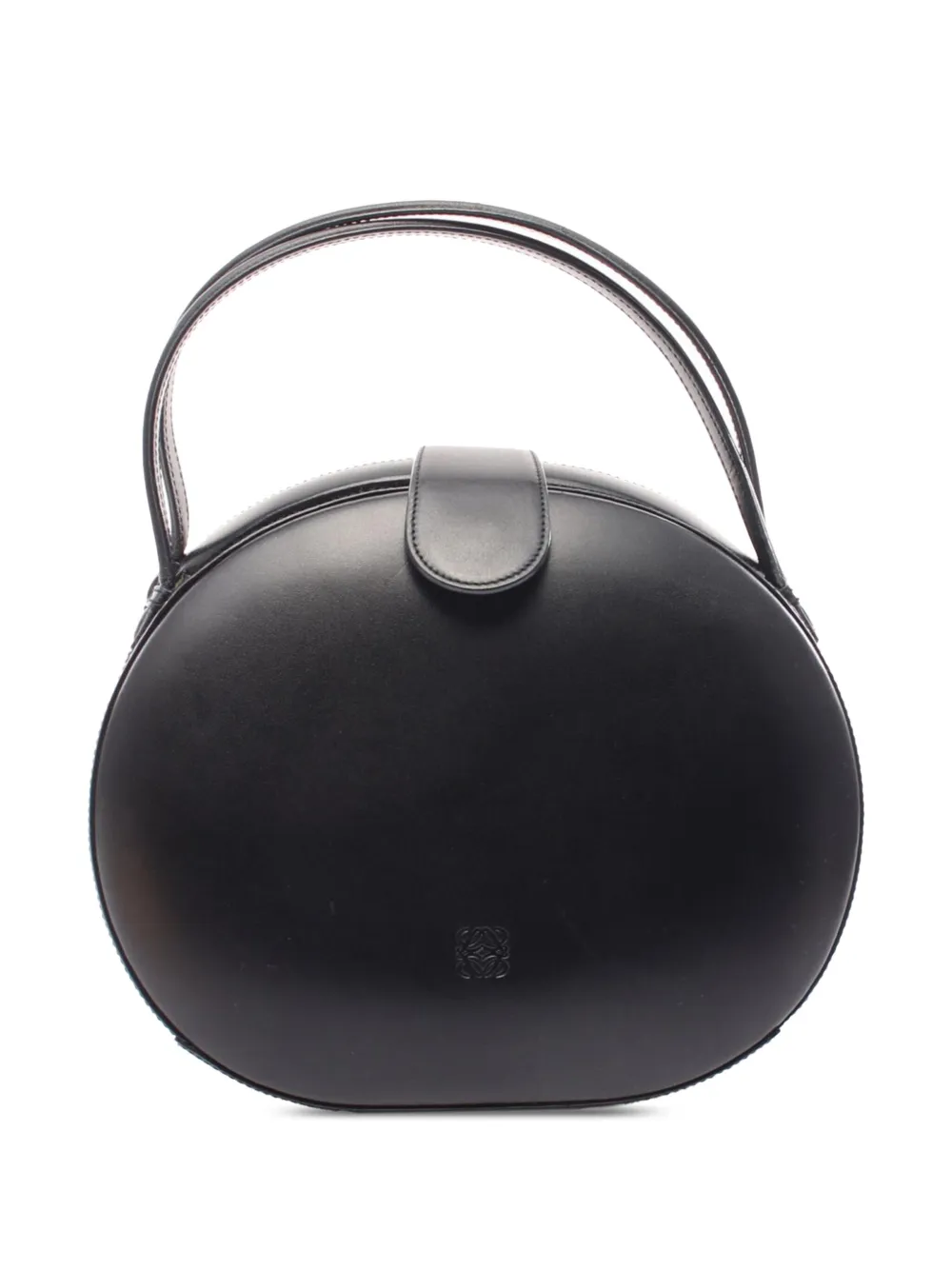 Pre-owned Loewe 2000-2024 Anagram Leather Round Handbag