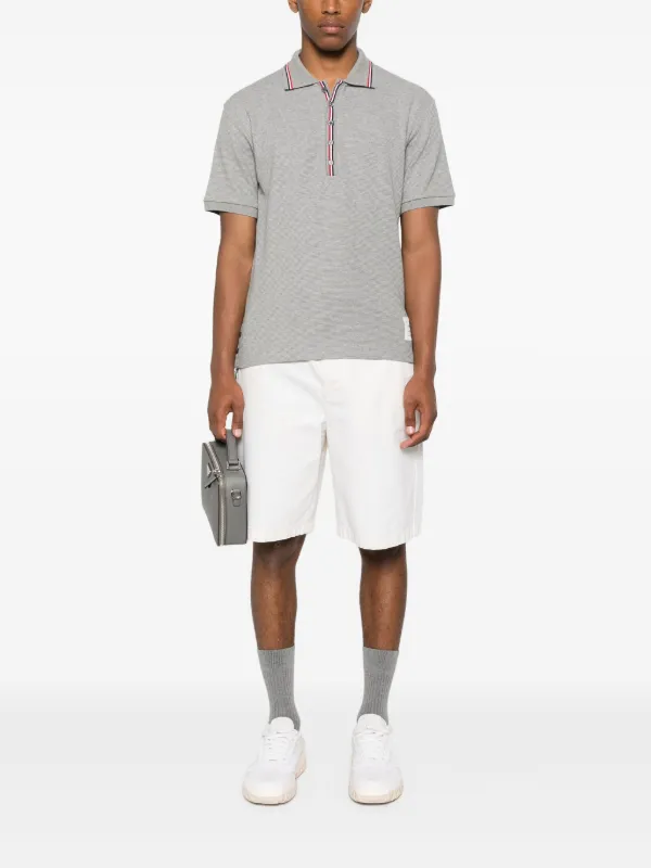 THOM BROWNE ポロシャツ サイズ2 グレー Thom Browne ポロシャツ | グレー | FARFETCH JP