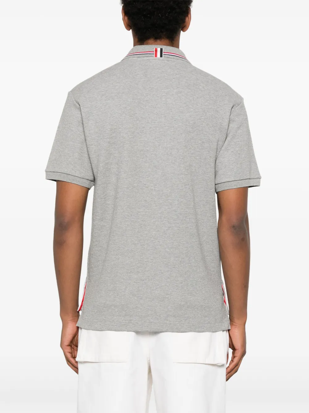Shop Thom Browne Cotton Polo Shirt