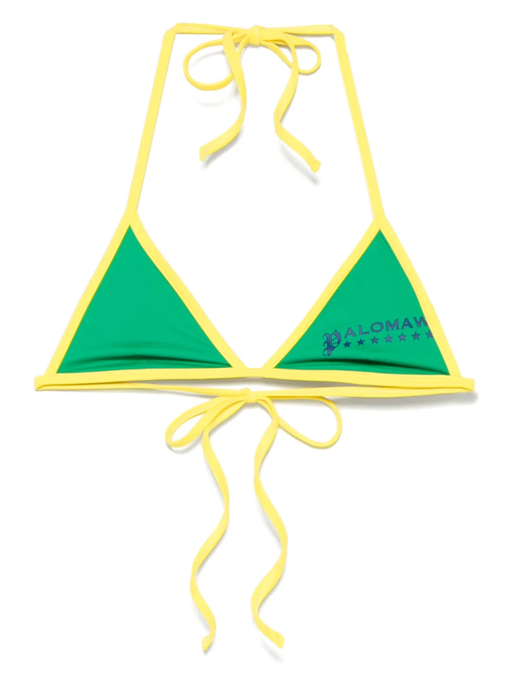 Paloma Wool top de bikini estilo triángulo | verde | Image 1