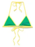 Paloma Wool triangle-cup bikini top - Green