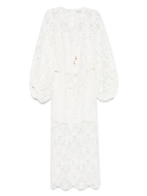 ZIMMERMANN vestido midi Coco Lace