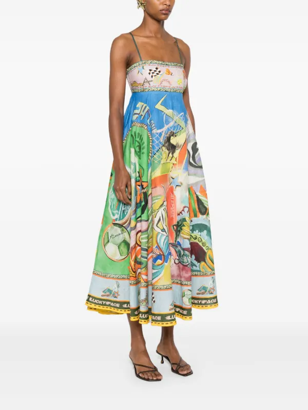 womens silk midi dress Ulla Johnson Nan Silk Short Sleeve Midi Dress – Erica Wilson