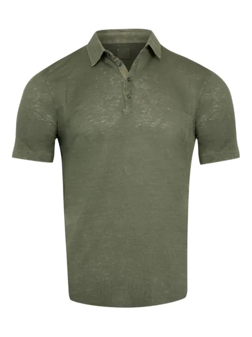 Polo à col boutonné - 120% Lino - Modalova