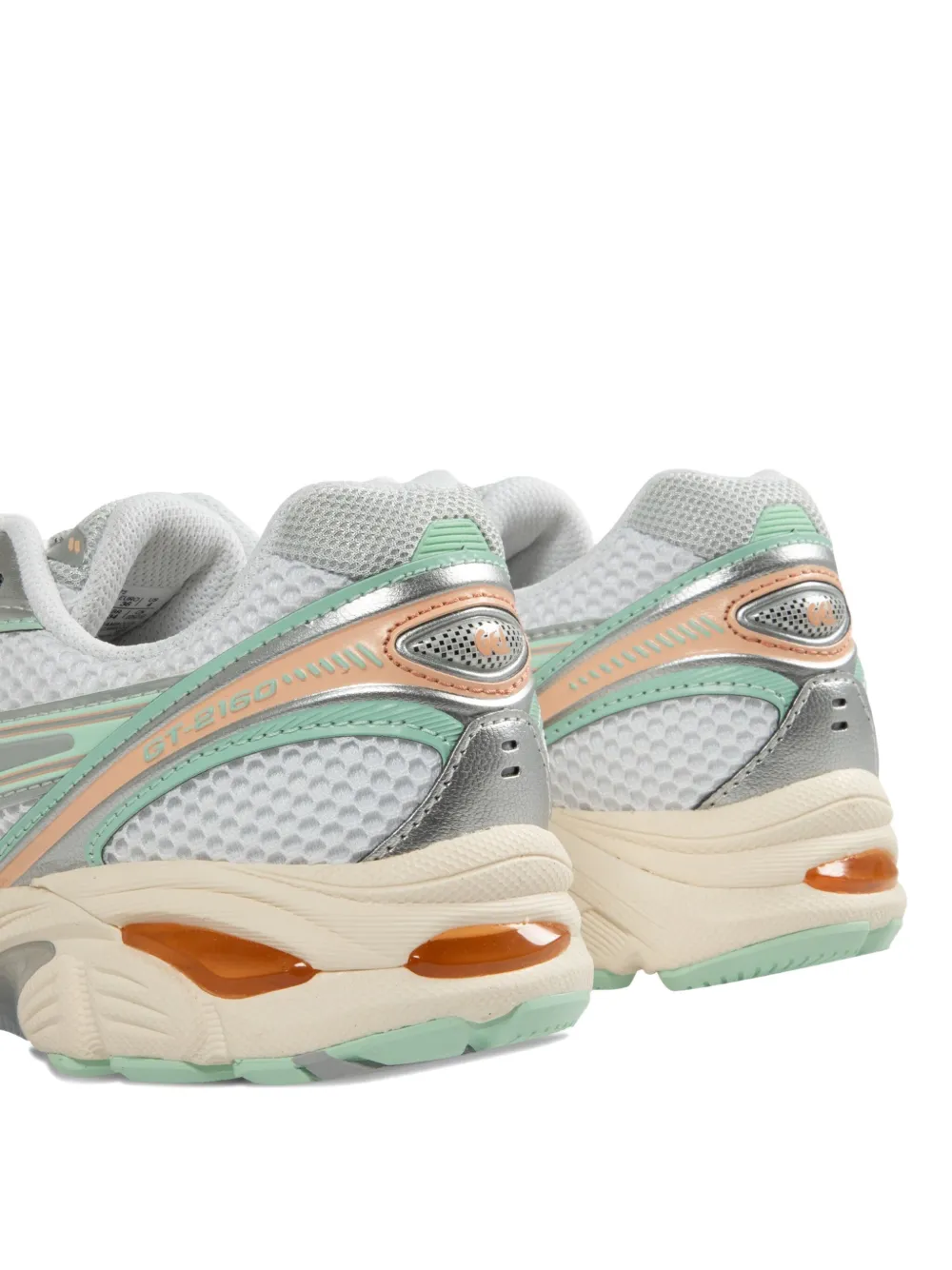 Shop Asics Mesh-panelled Sneakers