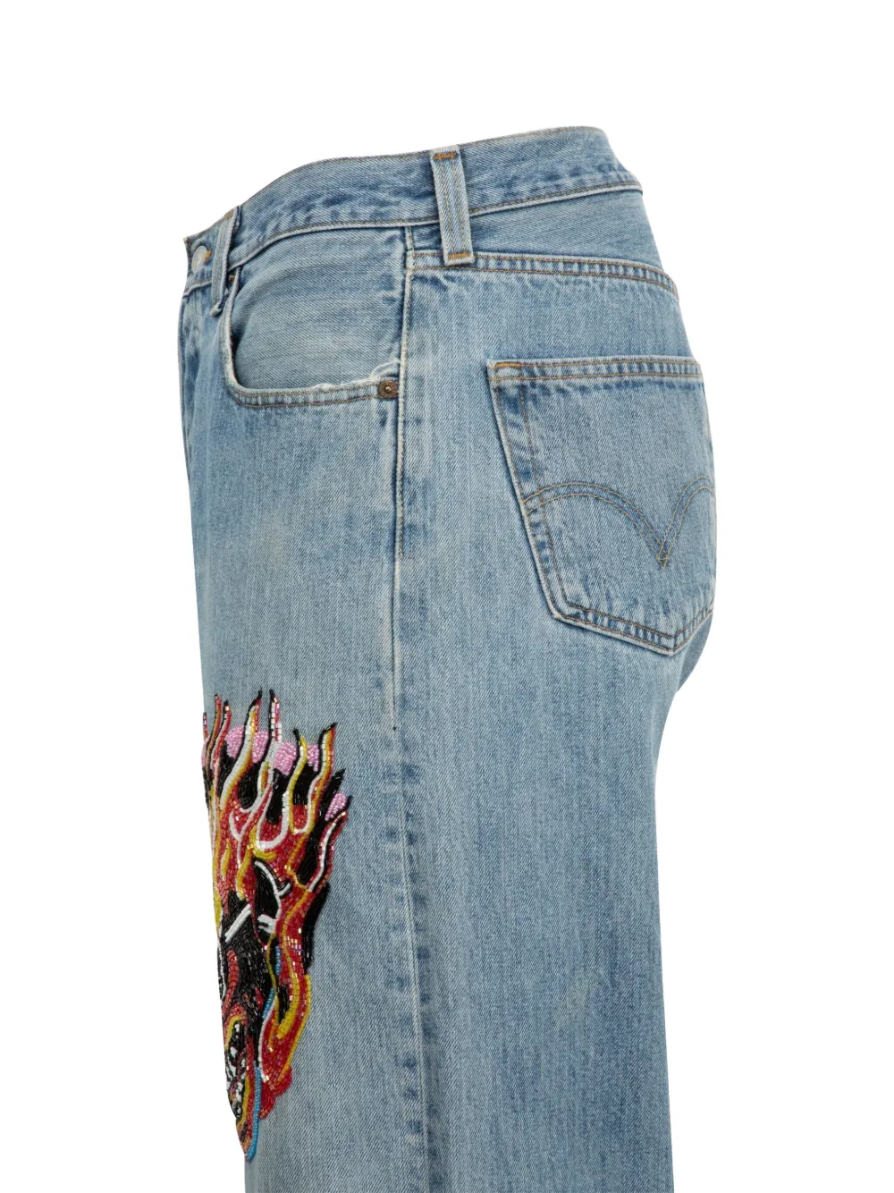 Better with Age Sham jeans Blauw