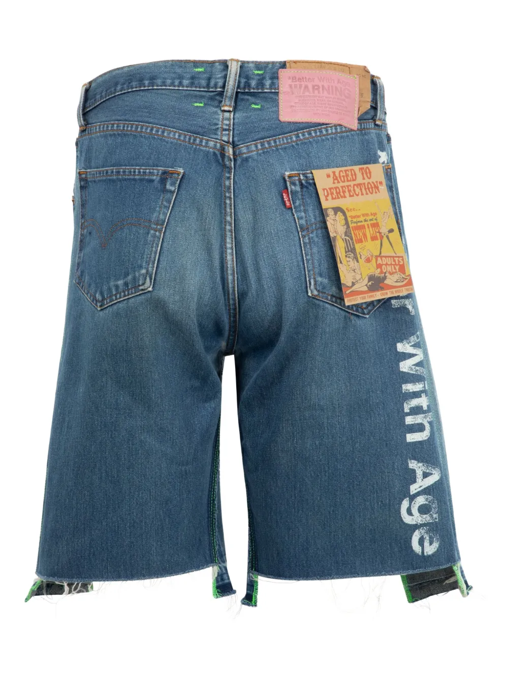 Better with Age Monroe denim shorts - Blauw