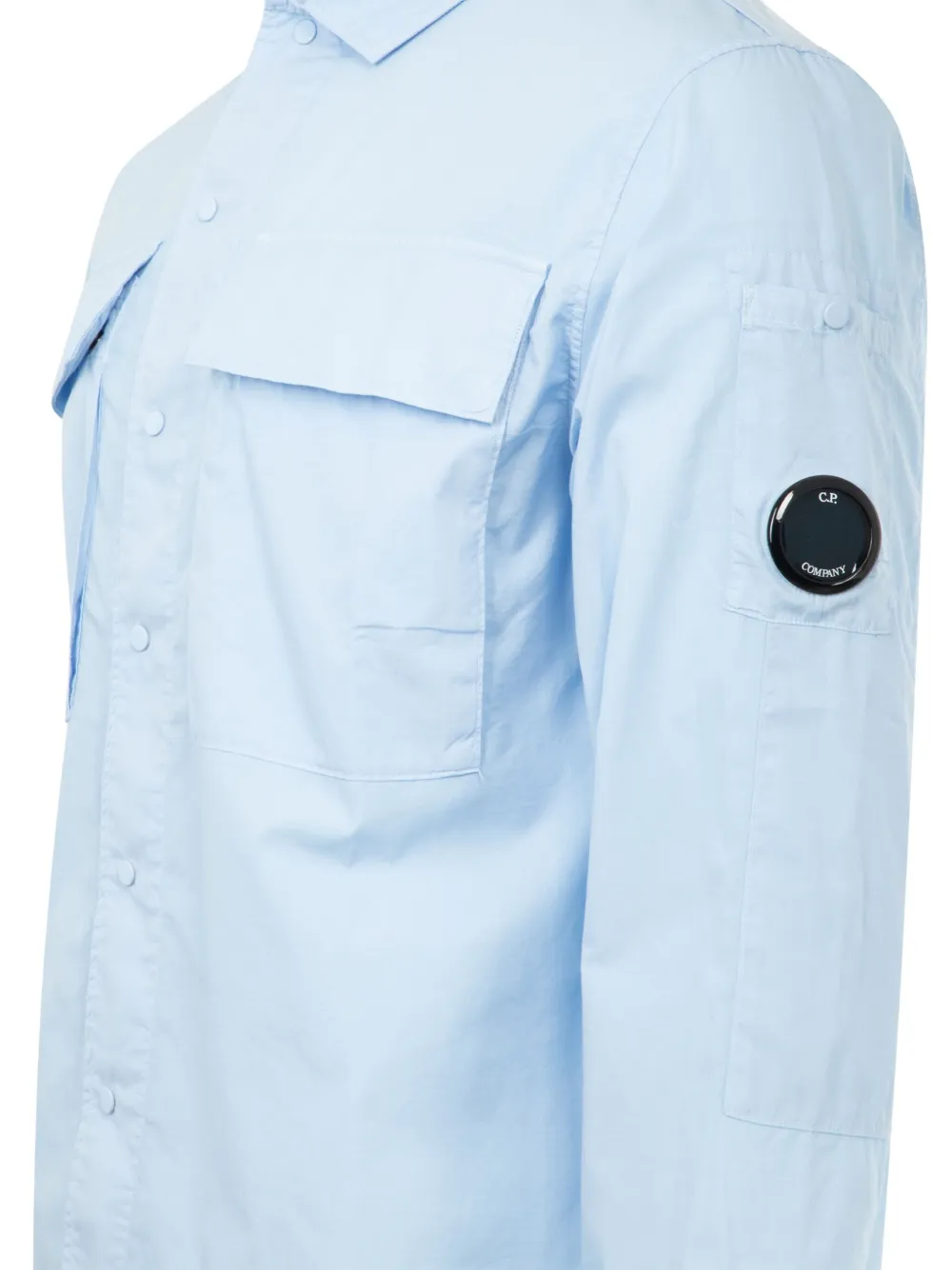 C.P. Company Overhemd met lens-detail Blauw
