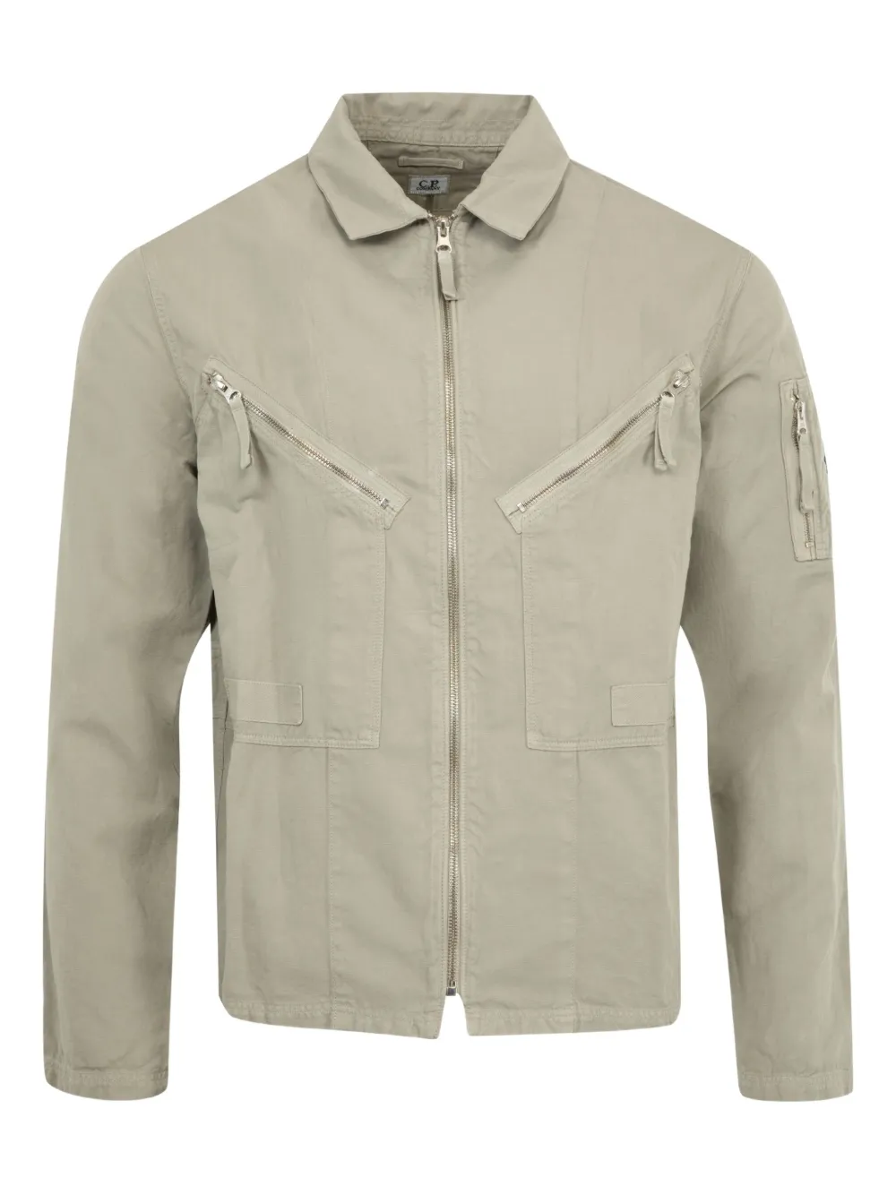 C.P. Company Full Zip Hemdjacke | Nude | Image 1