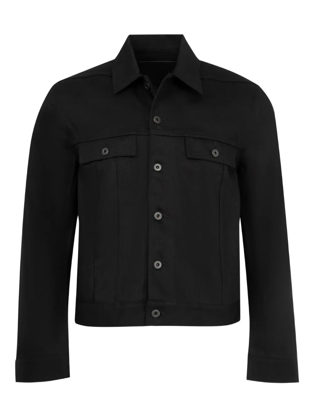 Rick Owens DRKSHDW Trucker button-up jacket | Black | Image 1