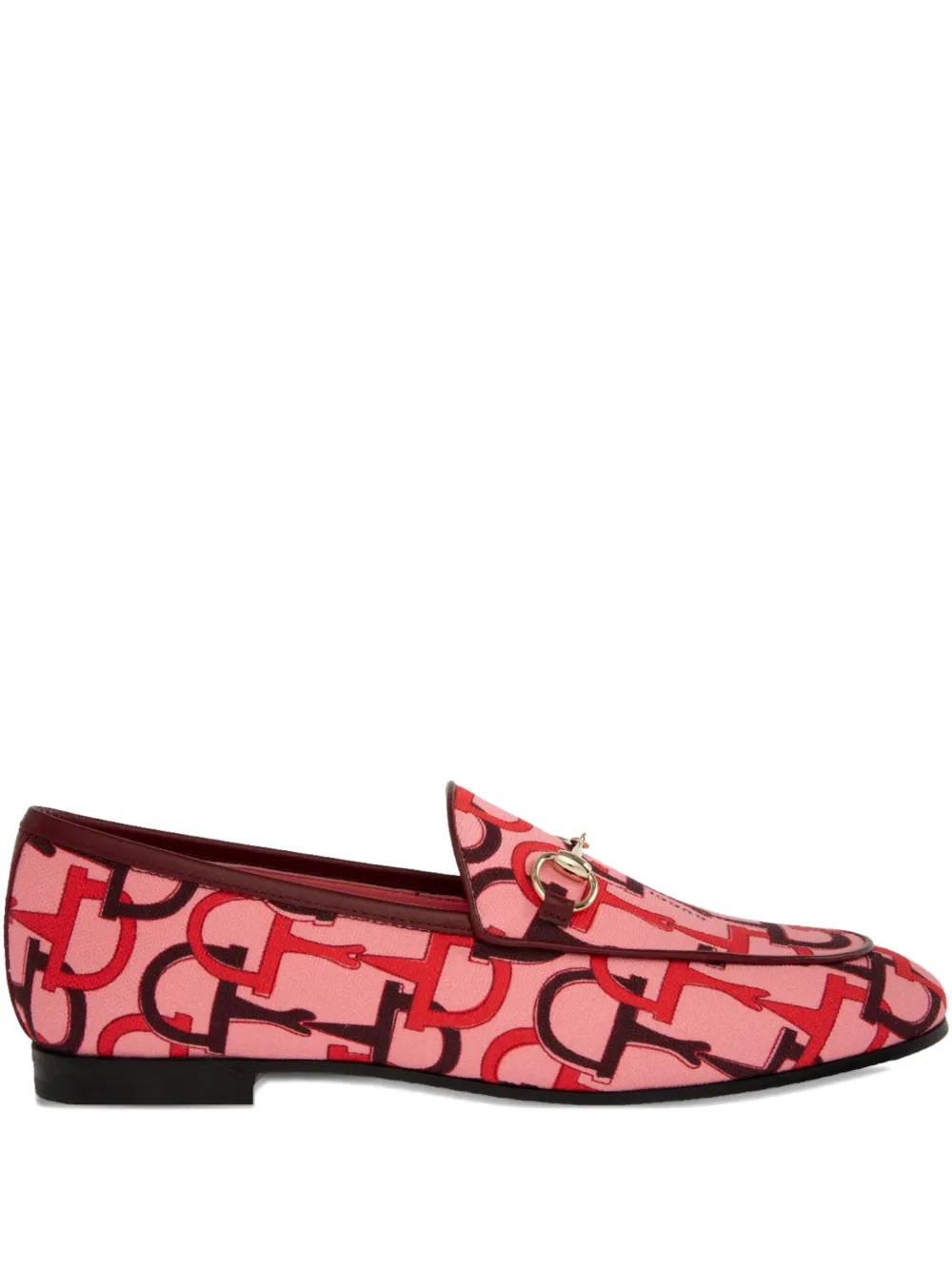 Gucci Jordaan Loafers In Pink
